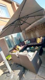 Grote vierkante parasol, Ophalen, Zweefparasol, 3 tot 4 meter, Verstelbaar