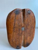 Antieke Houten Grote  Scheepskatrol -1929, Antiek en Kunst, Antiek | Gereedschap en Instrumenten, Ophalen of Verzenden