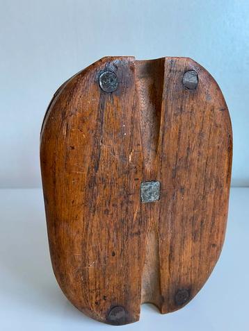 Antieke Houten Grote  Scheepskatrol -1929 beschikbaar voor biedingen