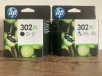 Te Koop : HP 302XL cartridges (Zwart en Kleur), Ophalen of Verzenden, Nieuw, Cartridge, HP (ORIGINEEL)
