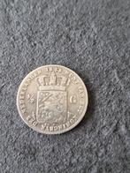 munt Nederland 1/2 gulden 1858 zilver, ½ gulden, Koning Willem III, Zilver, Ophalen of Verzenden