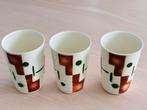 3 GEHA art-deco bekers in zeer goede staat. Vintage, Antiek en Kunst, Ophalen of Verzenden