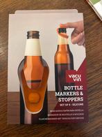 Vacu Vin Flessenmarkers & Stoppers Set, Ophalen of Verzenden, Nieuw, Overige typen