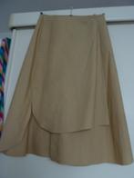 COS lange wikkel rok, beige poplin katoen, mt. 42, nieuw, Kleding | Dames, Rokken, COS, Verzenden, Beige, Maat 42/44 (L)