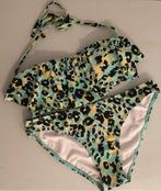 Mint groene panterprint bikini Livera maat 34, Kleding | Dames, Badmode en Zwemkleding, Ophalen of Verzenden, Zo goed als nieuw