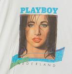 Origineel vintage Playboy t-shirt uit de nineties, maat XL, Verzenden, Gedragen, Maat 56/58 (XL), Wit