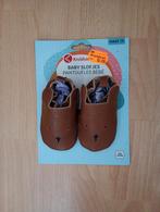 Nieuwe bruine leren baby slofjes, Ophalen of Verzenden, Nieuw, Jongetje of Meisje, Slofjes