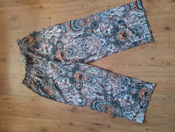 Rechte soepele broek goede print 2XL nieuw beschikbaar voor biedingen