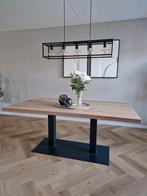 Eiken eettafel 180x90 (Sanders), Huis en Inrichting, Tafels | Eettafels, Ophalen, Gebruikt, Eikenhout, 50 tot 100 cm