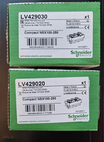 Schneider trip-units voor NSX compact vermogens schakelaars
 beschikbaar voor biedingen
