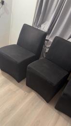 Eetstoelen 4x, Huis en Inrichting, Stoelen, Ophalen, Zwart, Zo goed als nieuw, Vier