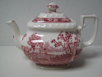 Theepot Rusticana Villeroy & Boch rood Mettlach beschikbaar voor biedingen