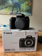 Canon EOS 77D DSLR Body + extra accu, Audio, Tv en Foto, Fotocamera's Digitaal, Spiegelreflex, Canon, Zo goed als nieuw, Ophalen