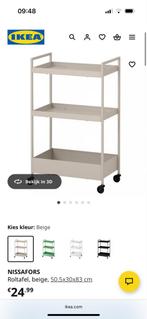 Nissafors roltafel IKEA - Zo goed als nieuw!, Huis en Inrichting, Kasten | Stellingkasten, Ophalen, Zo goed als nieuw