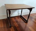 Eikenhouten bijzettafel H40xD37xB52, Ophalen, Minder dan 45 cm, Minder dan 55 cm, Gebruikt