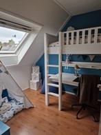 Bopita Nordic hoogslaper met bureau en rechte trap, Ophalen of Verzenden, Zo goed als nieuw, Hoogslaper