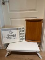 2x houten dienblad, Ophalen of Verzenden, Zo goed als nieuw, Rechthoekig, Hout