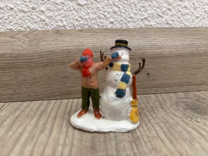 Kerstfiguur met sneeuwpop, Diversen, Kerst, Gebruikt, Ophalen of Verzenden