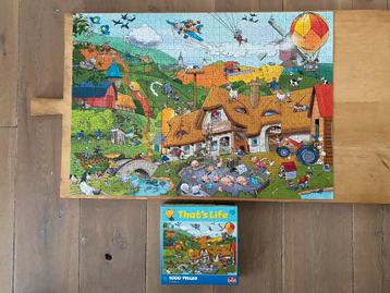 puzzel boerderij 1000 stukjes beschikbaar voor biedingen