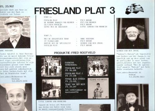 Friesland Plat 3 -Friese ceremoniemeesters (conferences)-LP, Cd's en Dvd's, Vinyl | Nederlandstalig, Gebruikt, Streekmuziek, Ophalen