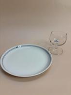 KLM Servies - Bord en Glas verzamelaar, Gebruikt, Ophalen of Verzenden, Bord(en), Overige stijlen