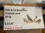 Tropisch zaad 20 kg ( 4 zakken ), Dieren en Toebehoren, Ophalen