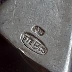 Zilveren Gesigneerde Hanger met Mooi Steentje, Verzenden, Zo goed als nieuw, Zilver, Zilver