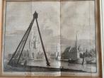 Ets Zierikzee de beide havenpoorten en bok te zierikzee, Antiek en Kunst, Kunst | Etsen en Gravures, Ophalen of Verzenden