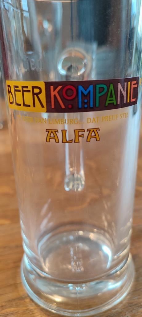 Alfa bier pul glas 0,3 L, Ophalen of Verzenden, Zo goed als nieuw, Pul(len), Overige merken