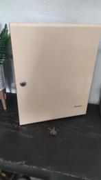 Vintage medicijnkastje badkamerkastje Brabantia bruin beige, Minder dan 50 cm, Gebruikt, Overige typen, Ophalen of Verzenden