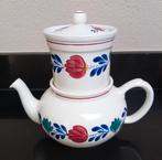 Boerenbont societe ceramique theepot met filter, Huis en Inrichting, Keuken | Servies, Overige typen, Ophalen of Verzenden, Zo goed als nieuw