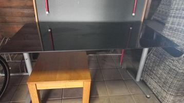 Glazen verstelbare Buro tafel