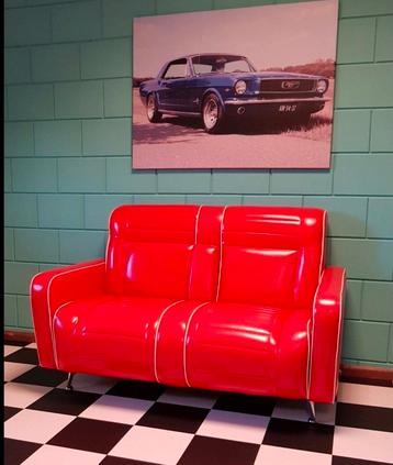 Retro Bel Air Bankje - Jaren 60 Stijl beschikbaar voor biedingen