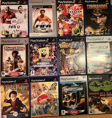 PlayStation 2 - 12 Games pakket beschikbaar voor biedingen