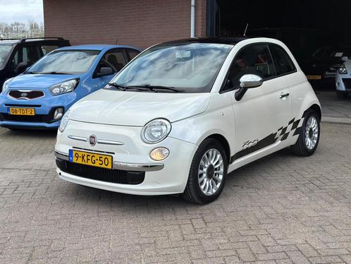 Fiat 500 0.9 TwinAir Lounge AIRCO, BLEU&ME, PANODAK!, Auto's, Fiat, Te koop, ABS, Airbags, Airconditioning, Boordcomputer, Centrale vergrendeling