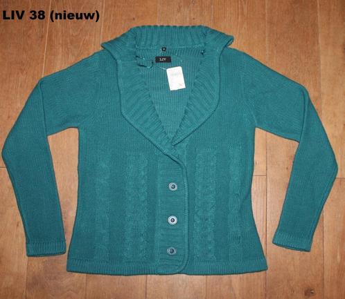 Vest van LIV, nieuw, maat 38, Kleding | Dames, Truien en Vesten, Nieuw, Maat 38/40 (M), Groen, Ophalen of Verzenden
