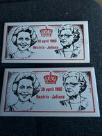 Beatrix Juliana Tegeltjes 30 april 1980, Verzamelen, Ophalen of Verzenden, Nederland, Overige typen