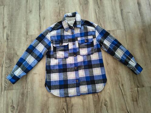 Gaaf paars zwart wit houthakkersvest met knopen, geblokt,S/M, Kleding | Dames, Truien en Vesten, Zo goed als nieuw, Maat 38/40 (M)