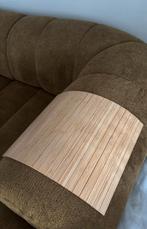 Flexibel dienblad voor armleuning bank, bamboe stijl, Ophalen, Zo goed als nieuw, Rechthoekig, Overige materialen