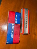 Vintage Hohner Mondharmonica Echo Elite, Muziek en Instrumenten, Blaasinstrumenten | Mondharmonica's, Gebruikt, Overige typen
