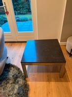 Salontafel met granieten blad, zwart, 70x70cm., Huis en Inrichting, Ophalen, Overige materialen, Gebruikt, 50 tot 100 cm