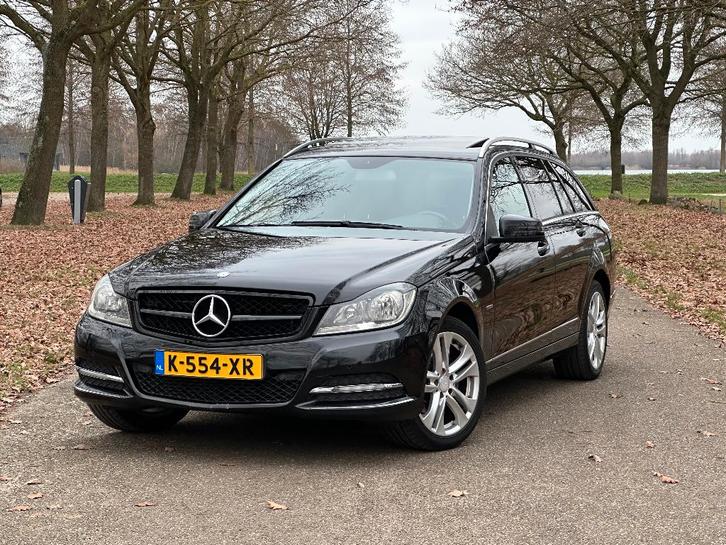 Mercedes-Benz C-Klasse C180 Estate Aut7 2011 Zwart Facelift, Auto's, Mercedes-Benz, Particulier, C-Klasse, ABS, Airbags, Airconditioning