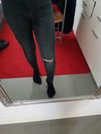 H&M donkergrijze Super Skinny High Waist 31/28, H&M, Ophalen of Verzenden, Zo goed als nieuw, Grijs