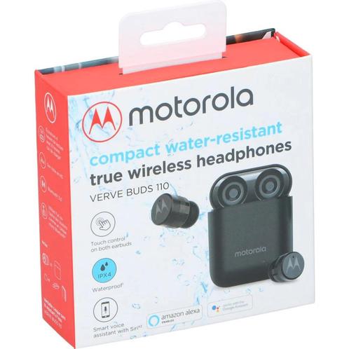 Motorola In-ear VerveBuds 110 TWS Black, Audio, Tv en Foto, Koptelefoons, Nieuw, Op oor (supra aural), Overige merken, Draadloos