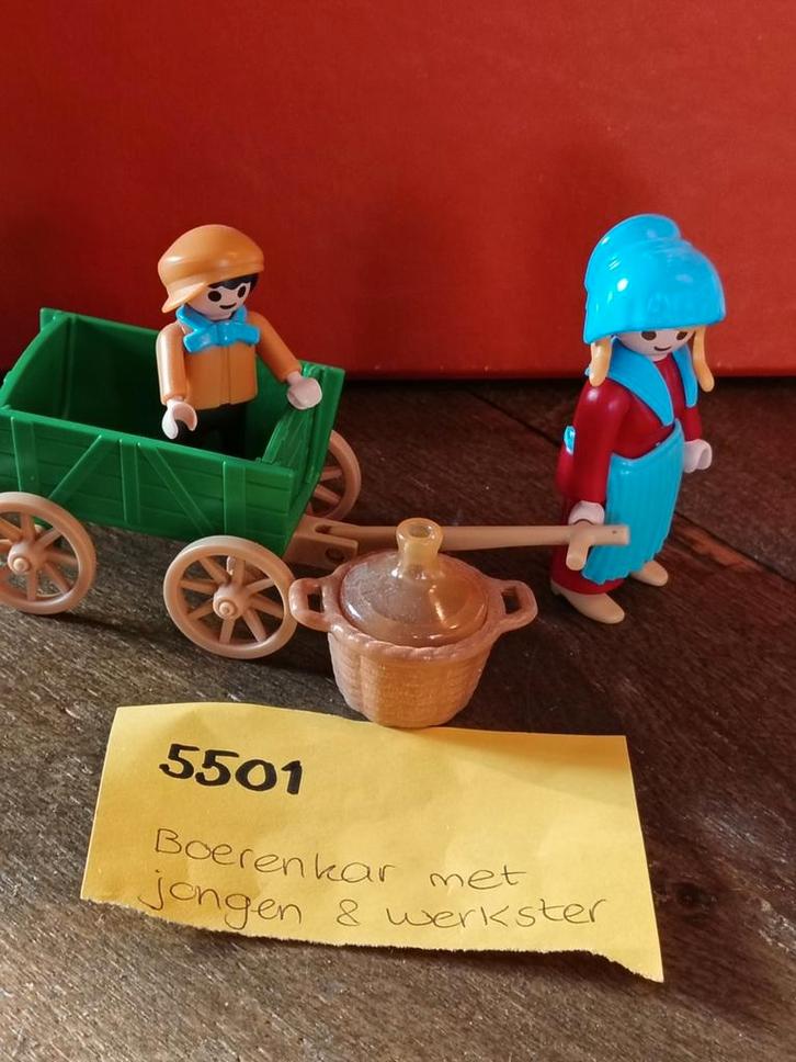 Vintage Playmobil vrouw met kar 5501, Kinderen en Baby's, Speelgoed | Playmobil, Ophalen of Verzenden