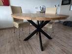 Mangohouten Eettafel - 130cm - Zo Goed Als Nieuw!, Ophalen