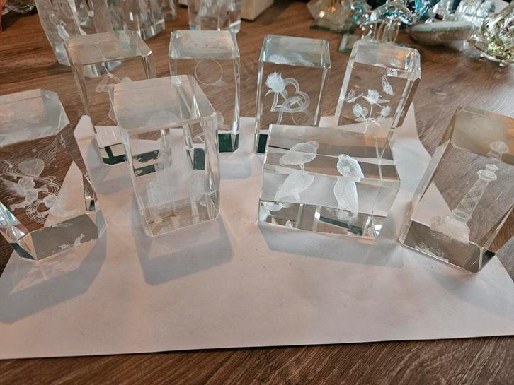 Glazen Beeldjes Collectie 5, Antiek en Kunst, Antiek | Glas en Kristal, Ophalen of Verzenden