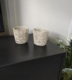Waxinelicht houders zgan, Ophalen of Verzenden, Zo goed als nieuw, Overige materialen, Minder dan 25 cm