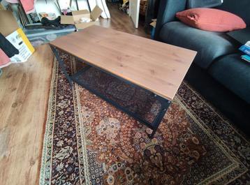 Fjällbo Salontafel Bruin Hout & Zwart Metaal IKEA tafel tv beschikbaar voor biedingen