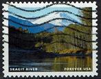 USA 2018 Mi 5599 Washington Skagit River, Ophalen of Verzenden, Noord-Amerika, Gestempeld